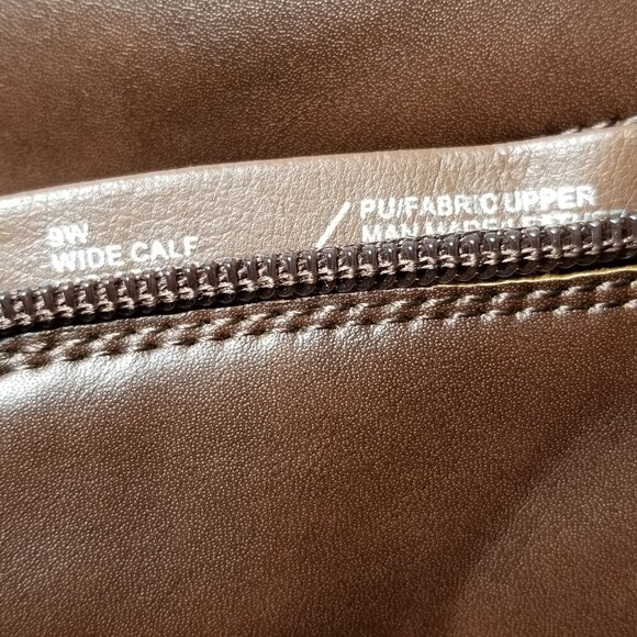 Lane Bryant Brown Chunky Lug Platform Ankle Boots Size 9 Wide Box Heel Sturdy - Picture 7 of 7